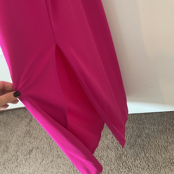 Maxi Hot Pink Ralph Lauren Gown - Picture 3 of 8